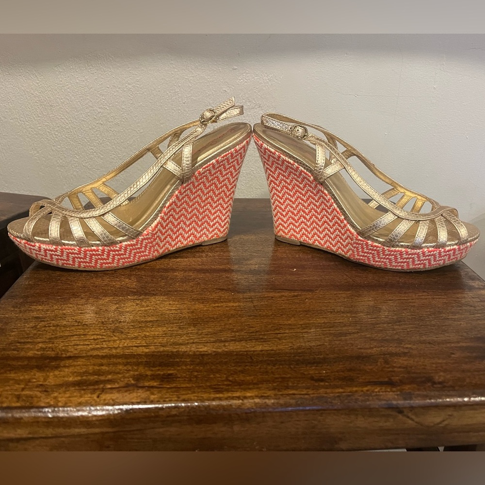 EUC Lilly Pulitzer wedges